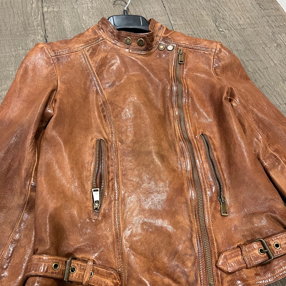 Ralph Lauren Brown Leather Jacket